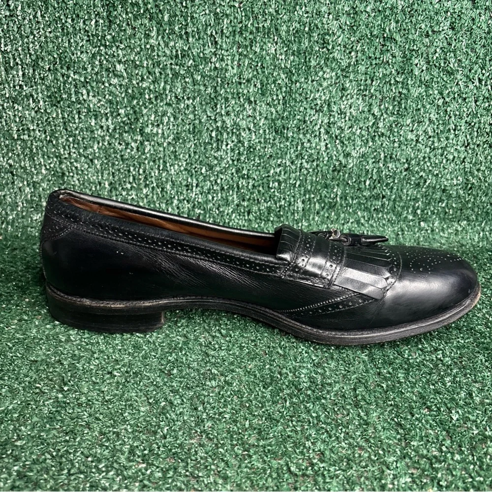 Allen Edmonds Bridgeton‎ Black Leather Tassel Loafers Dress Shoes Mens 11.5 B